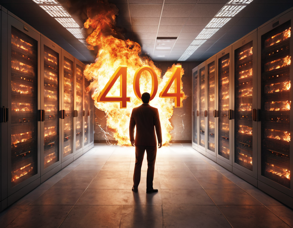 Page introuvable - erreur 404 - AI image generation