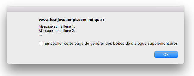 Exemple script window.alert() dans la rfrence du JavaScript par ToutJavaScript.com