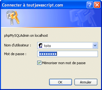 Authentification d'un utilisateur sous Windows XP